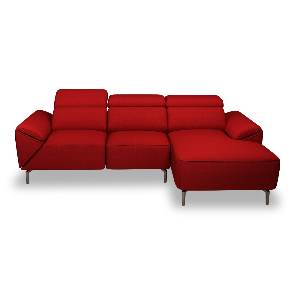 CITRON - Modular Fabric / Leather Sofa (L-shaped)