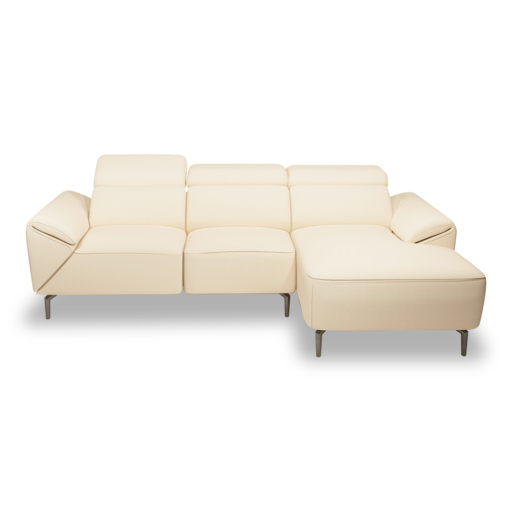 CITRON - Modular Fabric / Leather Sofa (L-shaped)