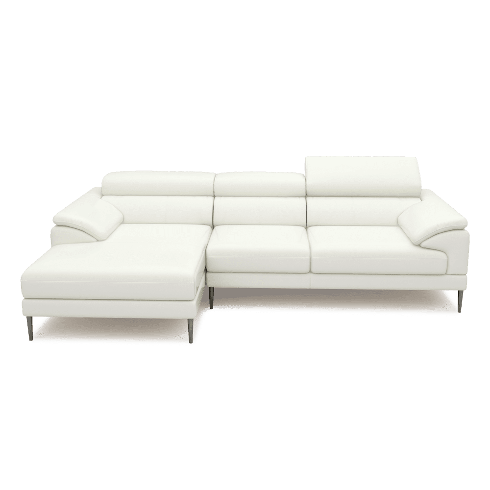 YELDON - Modular Fabric / Leather L-Shaped Sofa