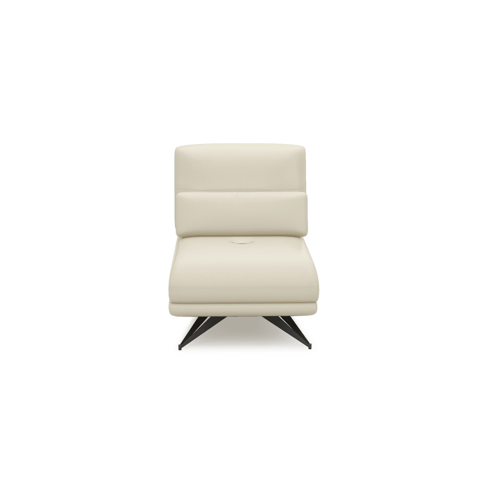 VILLA - Modular Push-Back Fabric / Leather Sofa (1-Seater)
