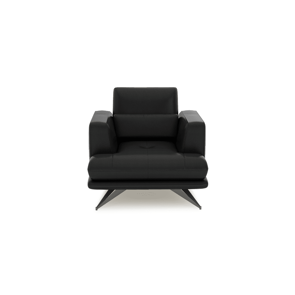 VILLA - Modular Push-Back Fabric / Leather Sofa (1-Seater)