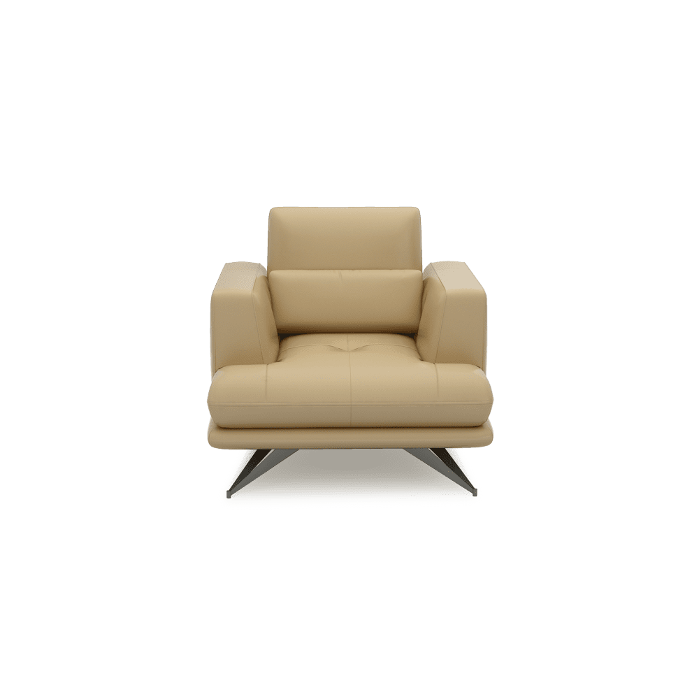 VILLA - Modular Push-Back Fabric / Leather Sofa (1-Seater)