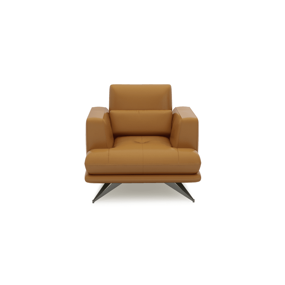 VILLA - Modular Push-Back Fabric / Leather Sofa (1-Seater)