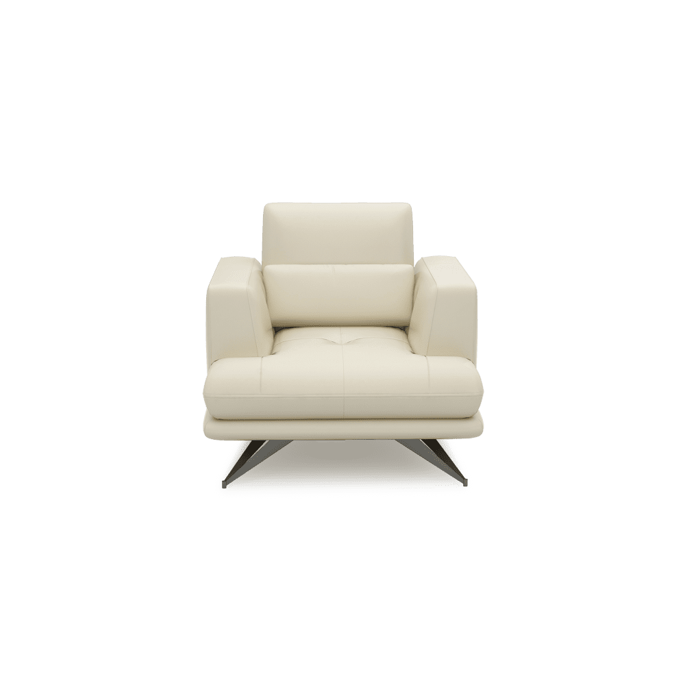 VILLA - Modular Push-Back Fabric / Leather Sofa (1-Seater)