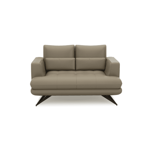 VILLA - Modular Push-Back Fabric / Leather Sofa (2-Seater)