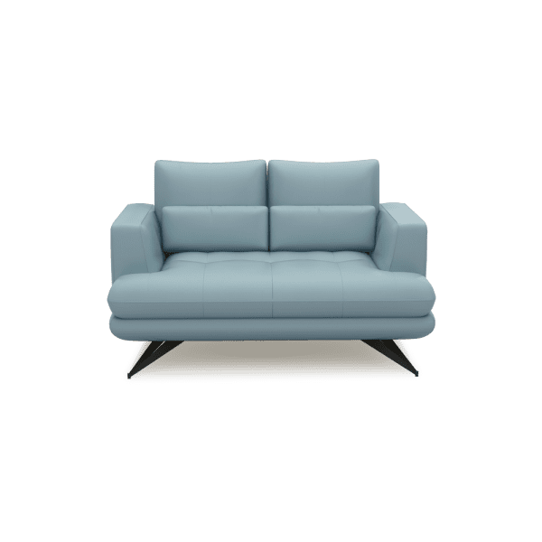 VILLA - Modular Push-Back Fabric / Leather Sofa (2-Seater)