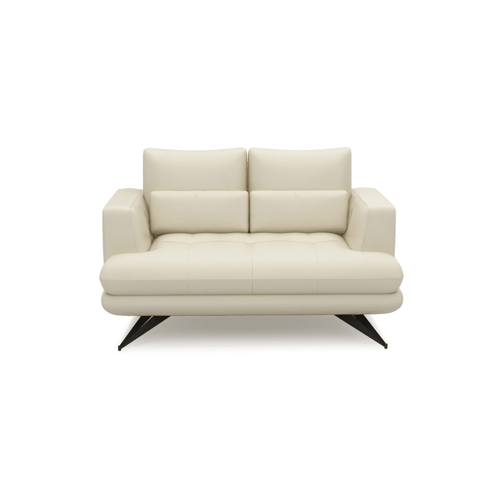 VILLA - Modular Push-Back Fabric / Leather Sofa (2-Seater)