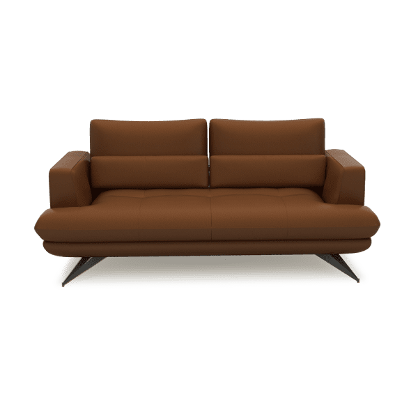 VILLA - Modular Push-Back Fabric / Leather Sofa (3-seater)