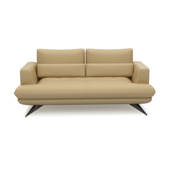 VILLA - Modular Push-Back Fabric / Leather Sofa (3-seater)