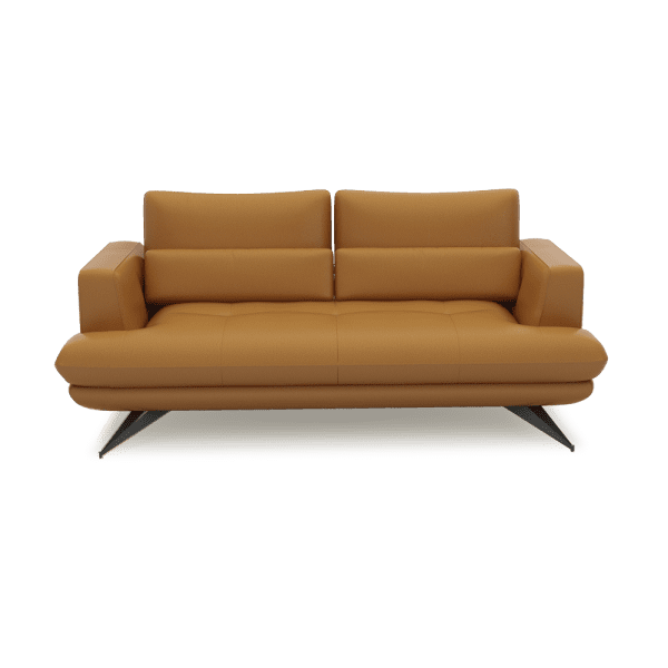 VILLA - Modular Push-Back Fabric / Leather Sofa (3-seater)