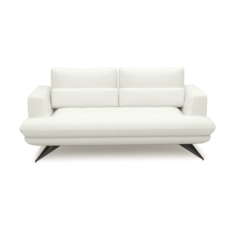 VILLA - Modular Push-Back Fabric / Leather Sofa (3-seater)