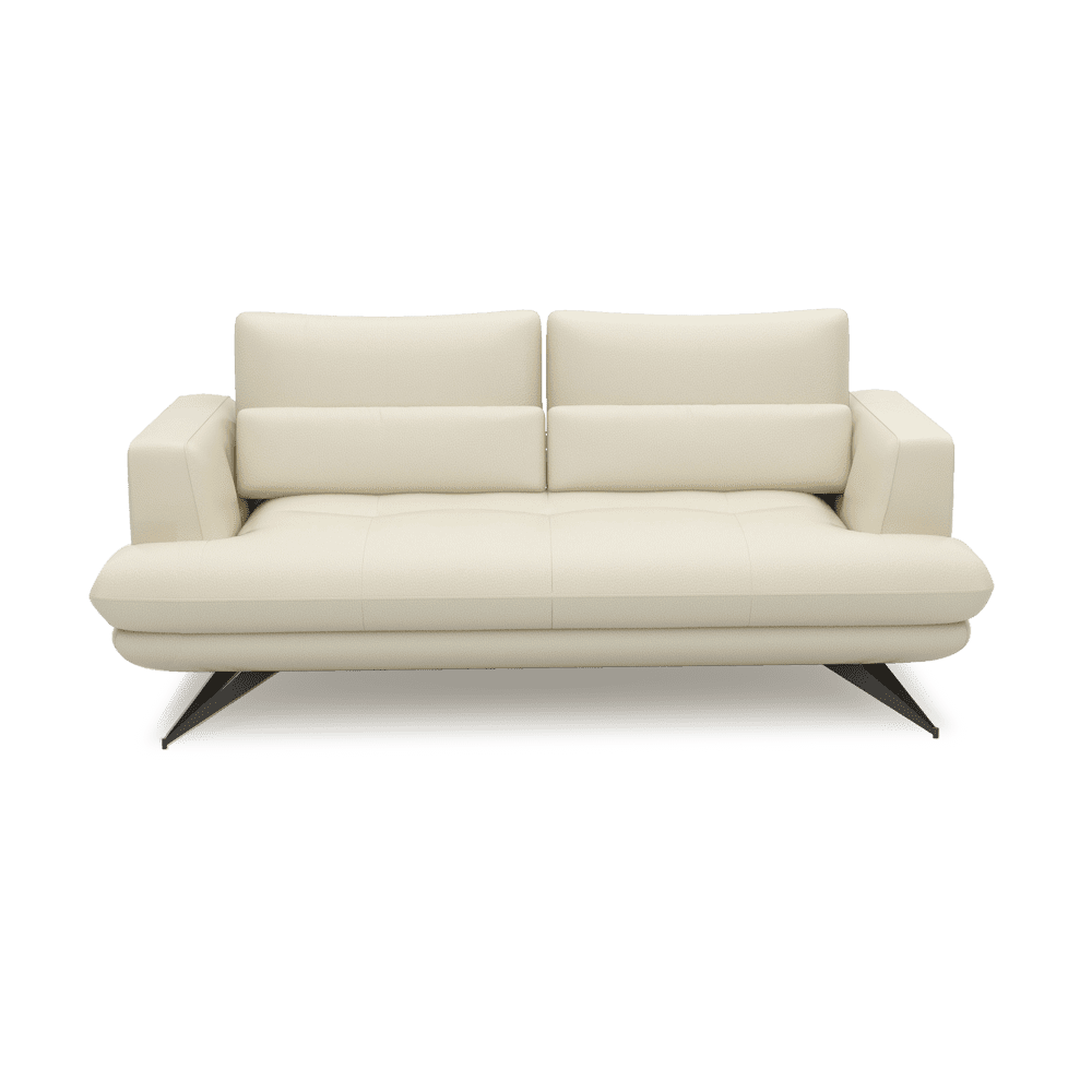 VILLA - Modular Push-Back Fabric / Leather Sofa (3-seater)