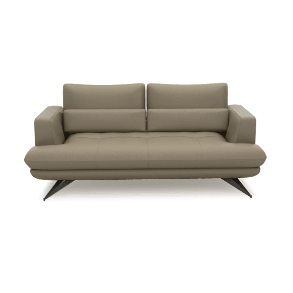VILLA - Modular Push-Back Fabric / Leather Sofa (3-seater)