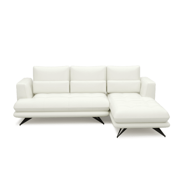 VILLA - Modular Push-Back Fabric / Leather Sofa (L-Shaped)