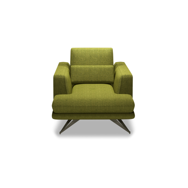 VILLA - Modular Push-Back Fabric / Leather Sofa (1-Seater)
