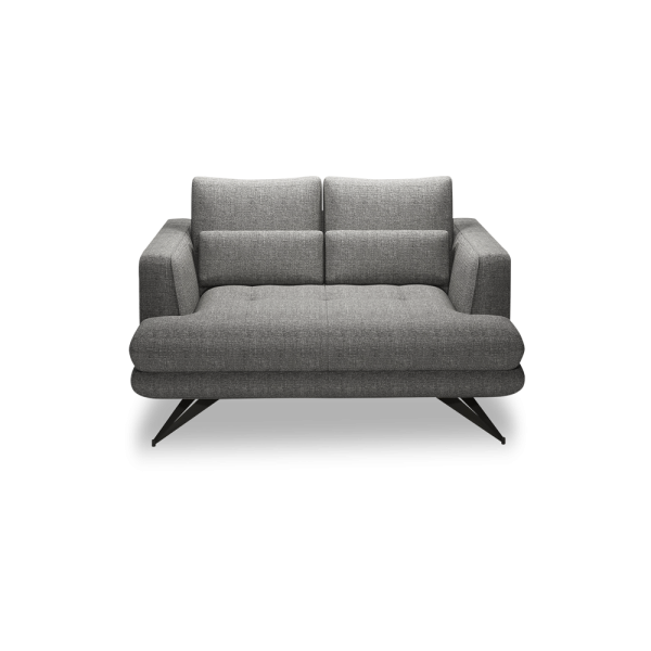 VILLA - Modular Push-Back Fabric / Leather Sofa (2-Seater)