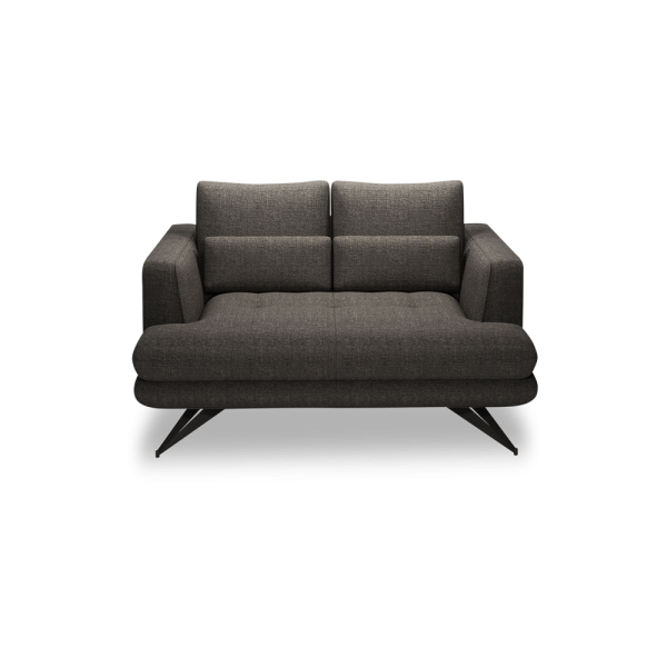 VILLA - Modular Push-Back Fabric / Leather Sofa (2-Seater)
