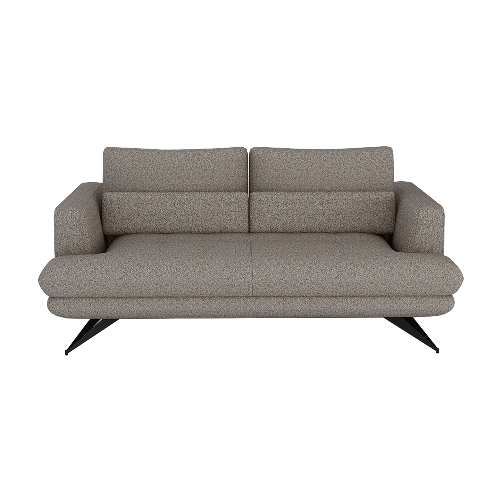 VILLA - Modular Push-Back Fabric / Leather Sofa (3-seater)