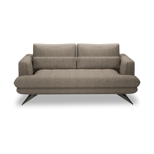 VILLA - Modular Push-Back Fabric / Leather Sofa (3-seater)