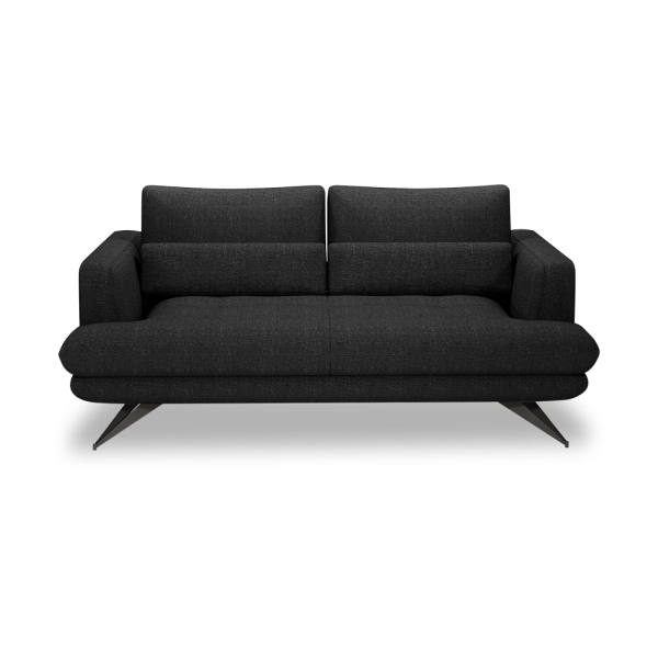 VILLA - Modular Push-Back Fabric / Leather Sofa (3-seater)