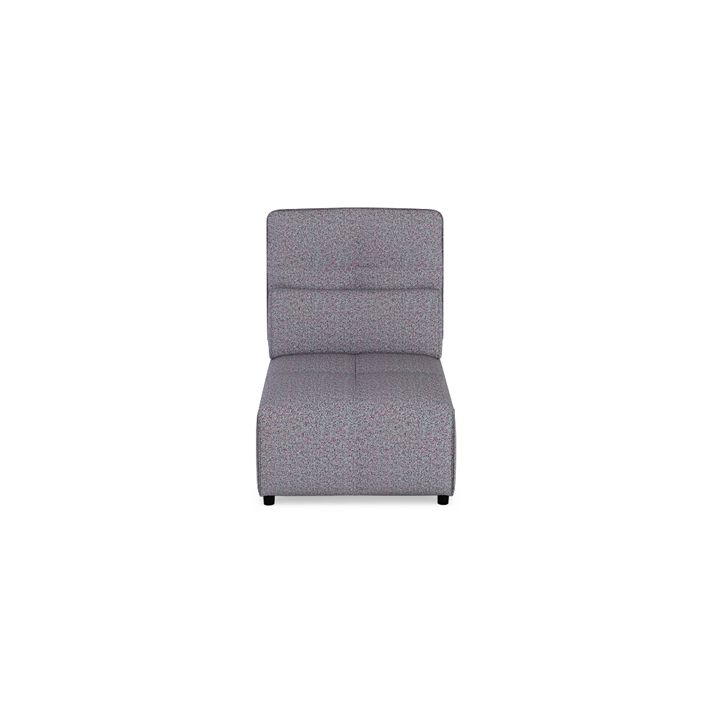 JERON – Modular Push Back Fabric Sofa with Storage Arm (1-seater No Arm)