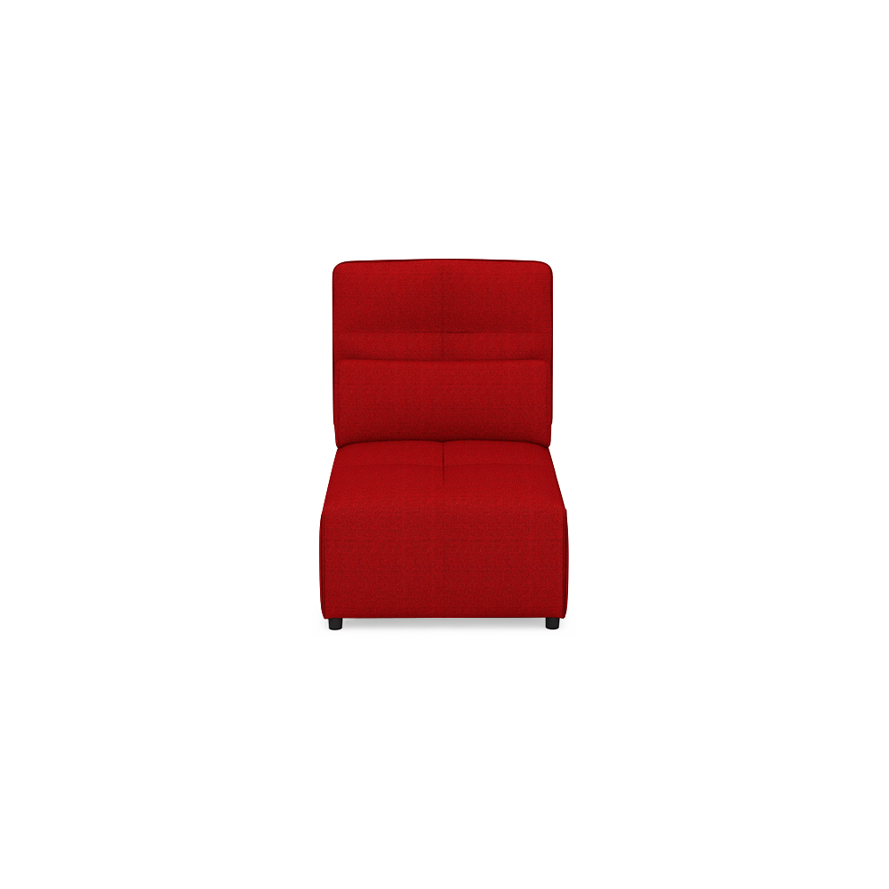 JERON – Modular Push Back Fabric Sofa with Storage Arm (1-seater No Arm)