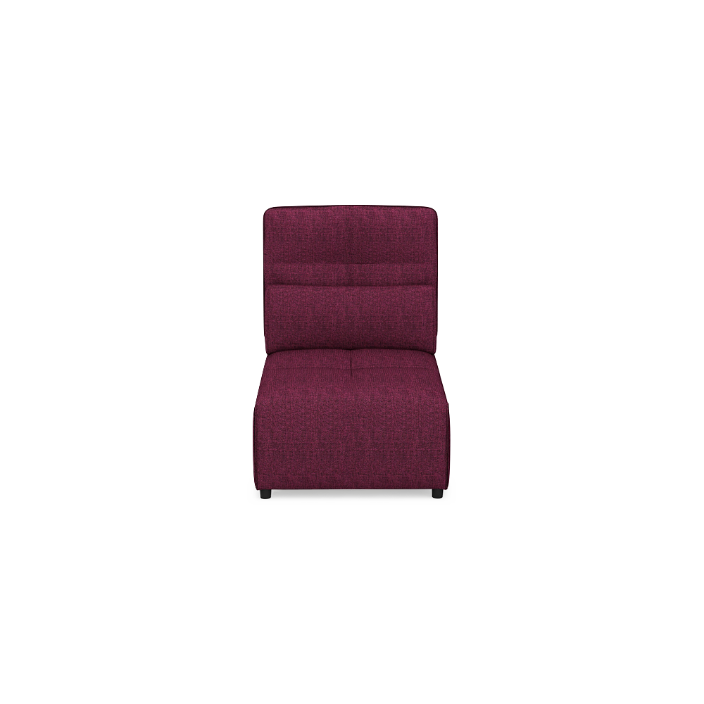 JERON – Modular Push Back Fabric Sofa with Storage Arm (1-seater No Arm)