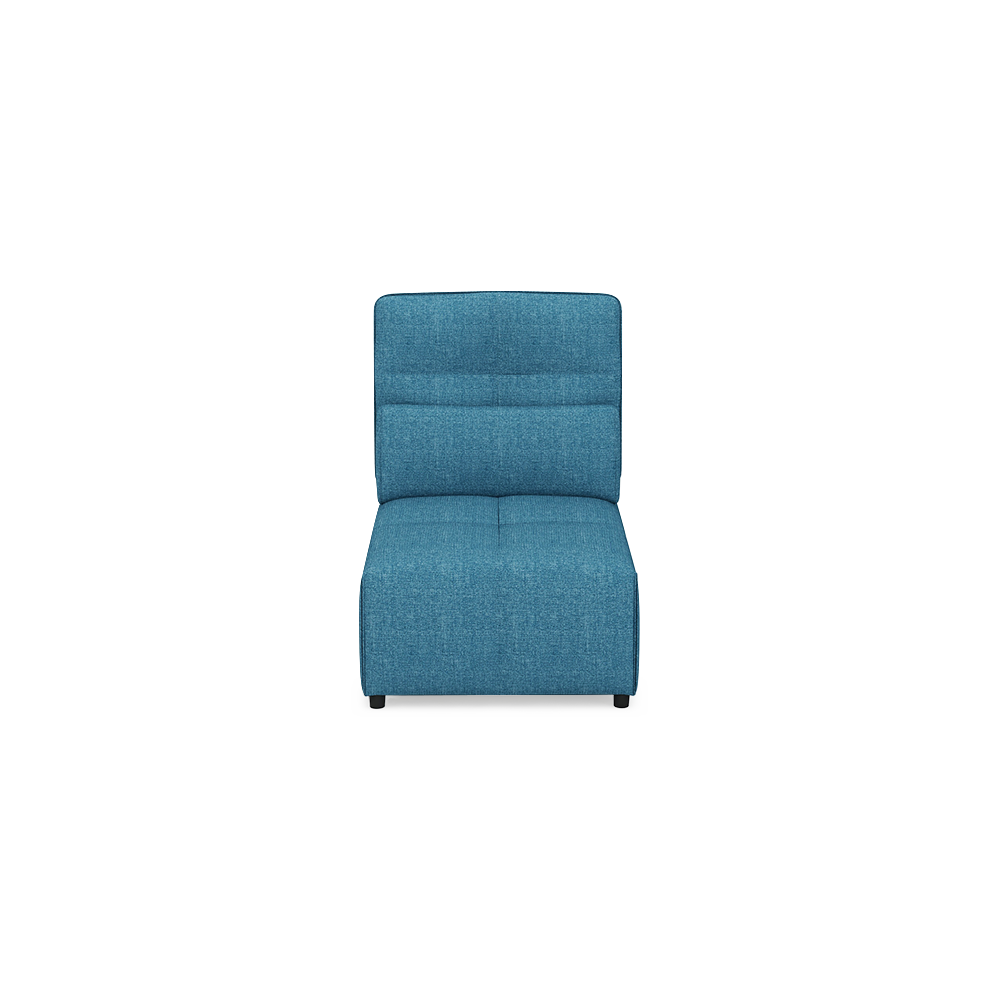 JERON – Modular Push Back Fabric Sofa with Storage Arm (1-seater No Arm)
