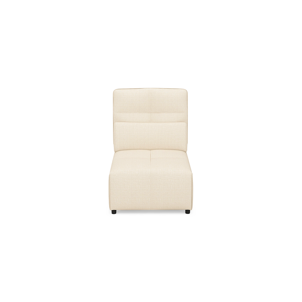 JERON – Modular Push Back Fabric Sofa with Storage Arm (1-seater No Arm)