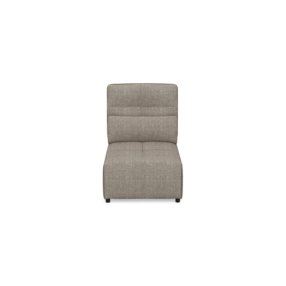JERON – Modular Push Back Fabric Sofa with Storage Arm (1-seater No Arm)
