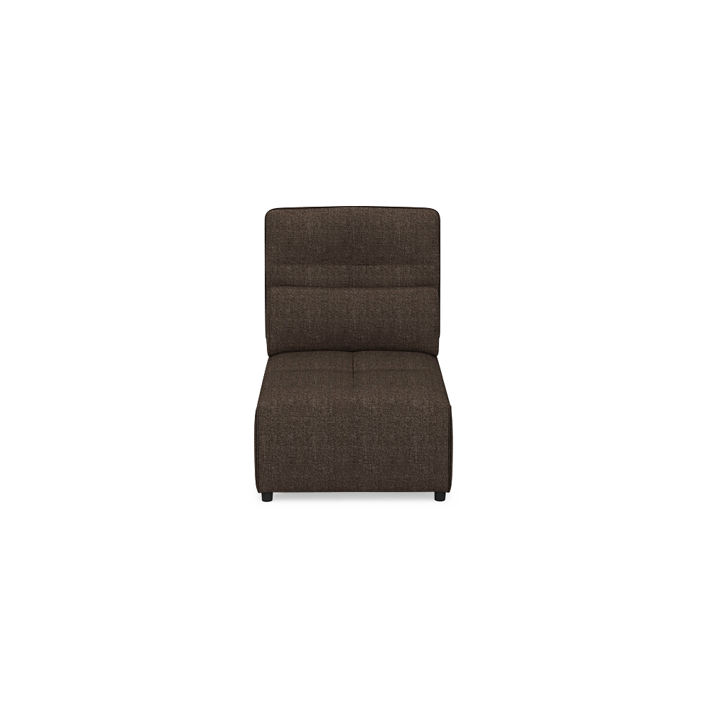 JERON – Modular Push Back Fabric Sofa with Storage Arm (1-seater No Arm)