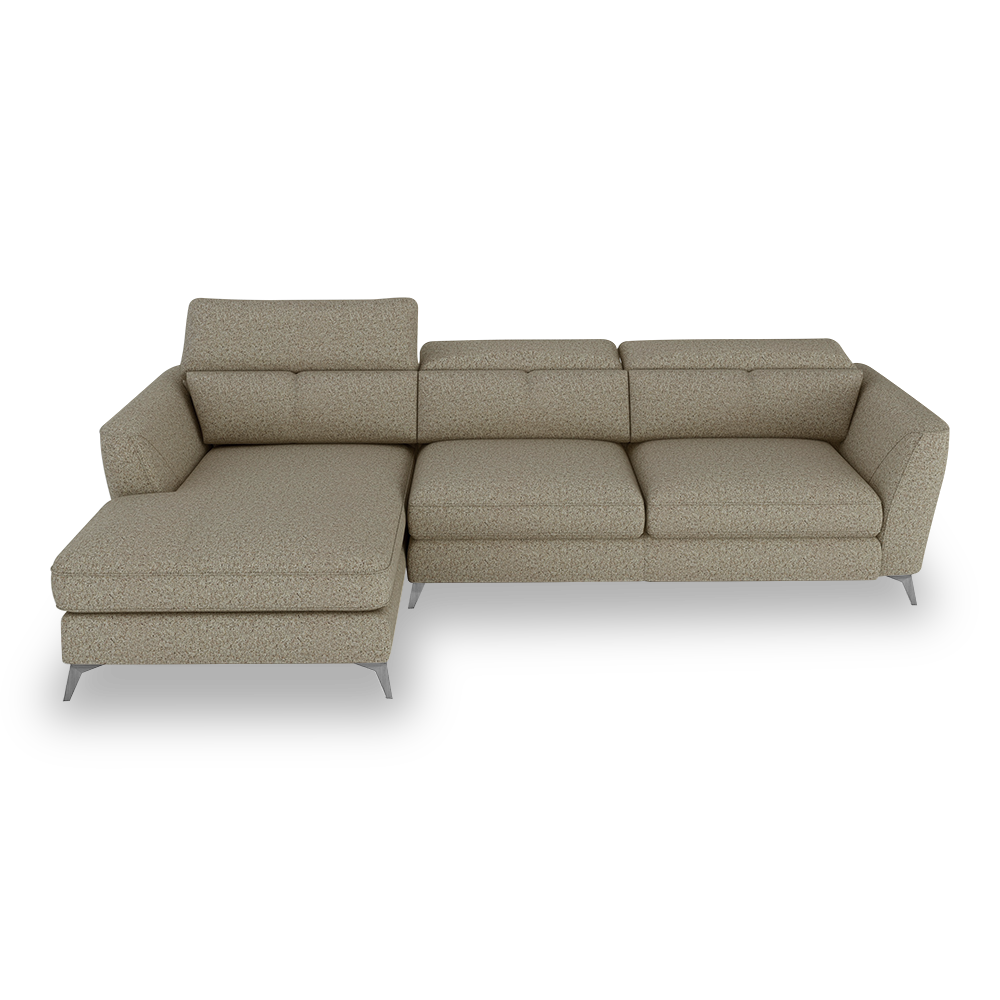 SANTONNE - Fabric L-Shaped Sofa (Left & Right)