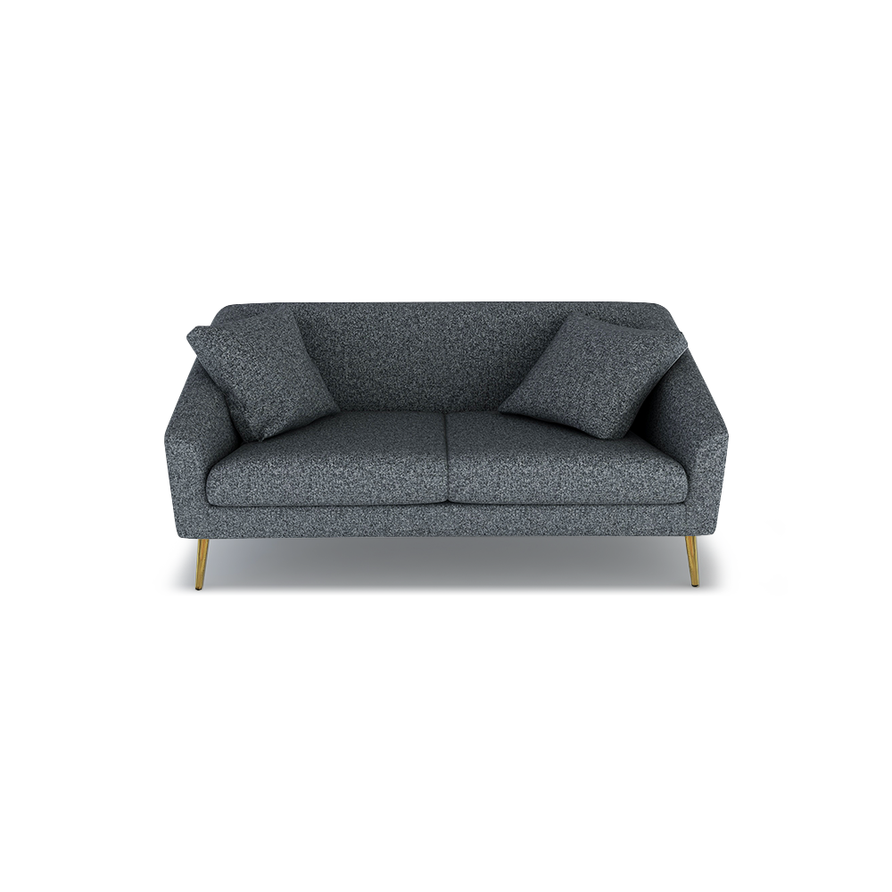 LORO - Low Back Fabric / Leather Sofa (2-seater)