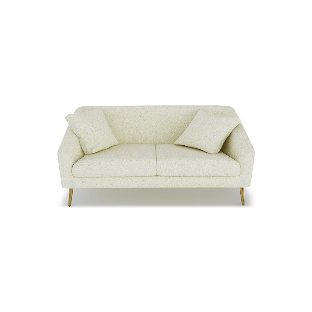 LORO - Low Back Fabric / Leather Sofa (2-seater)