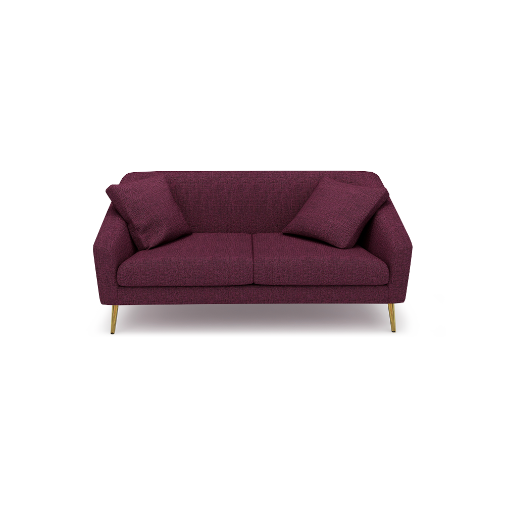 LORO - Low Back Fabric / Leather Sofa (2-seater)