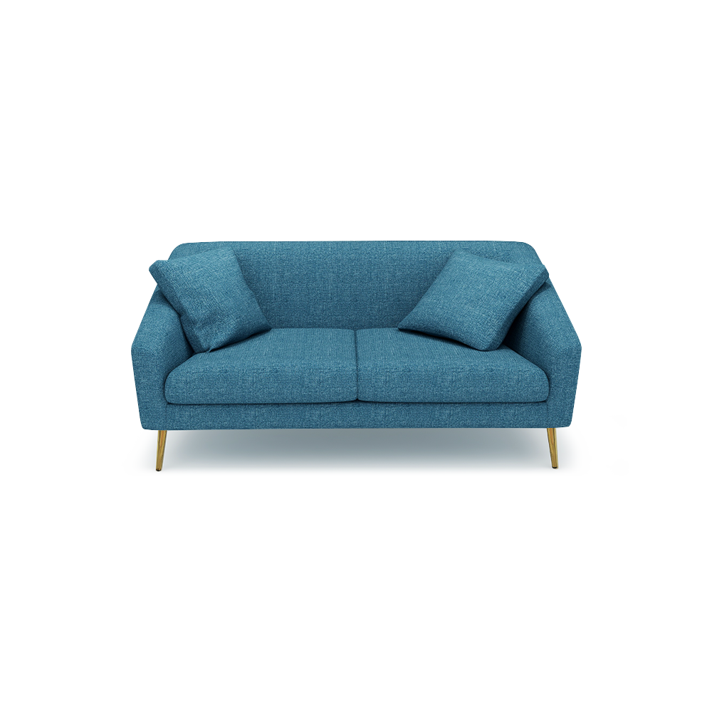 LORO - Low Back Fabric / Leather Sofa (2-seater)