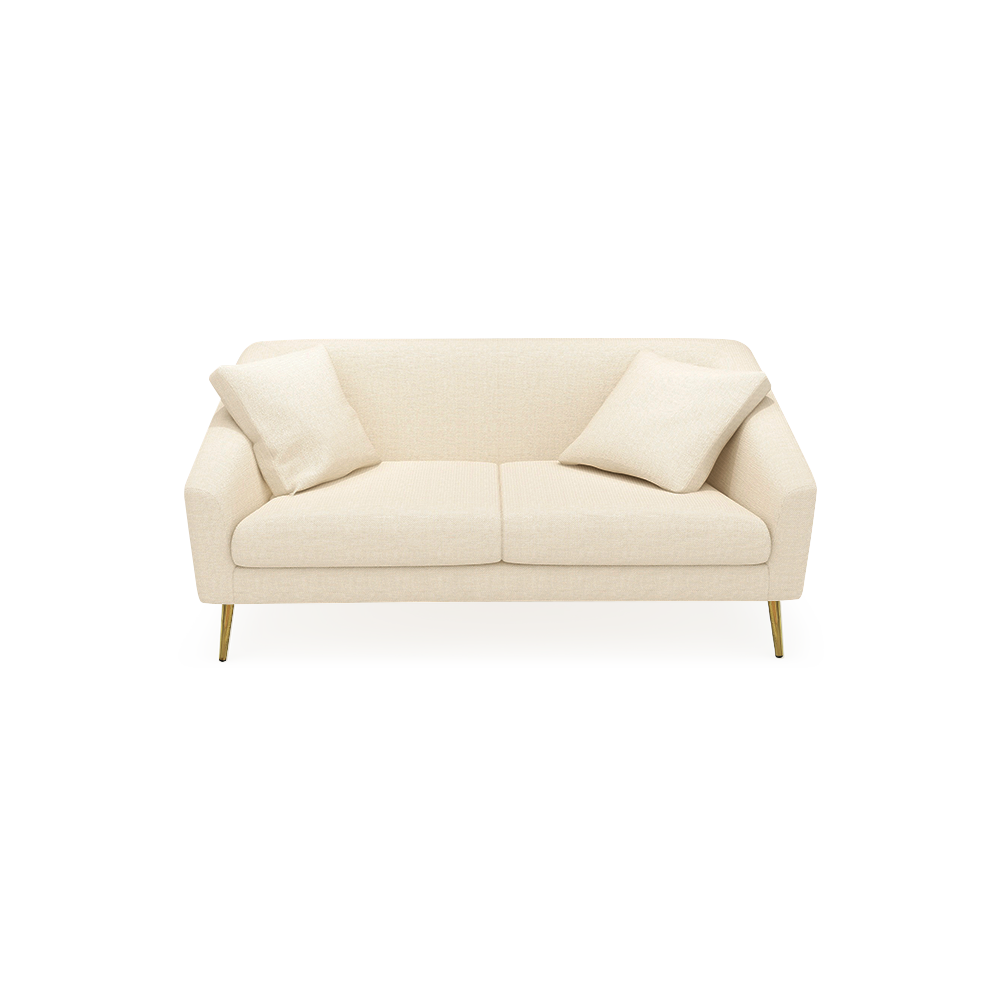 LORO - Low Back Fabric / Leather Sofa (2-seater)