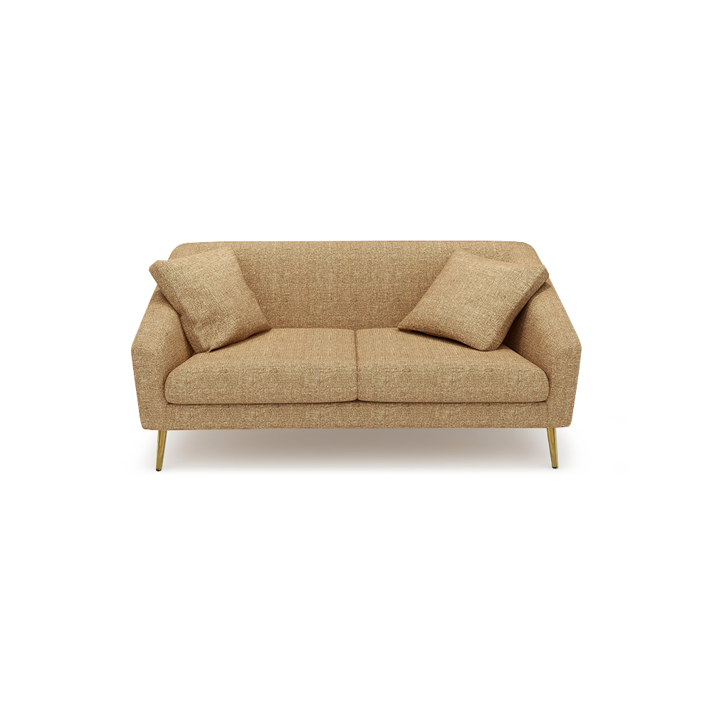 LORO - Low Back Fabric / Leather Sofa (2-seater)