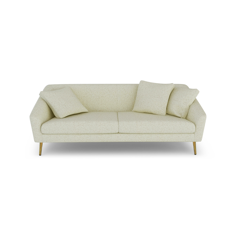 LORO - Low Back Fabric / Leather Sofa (3-seater)