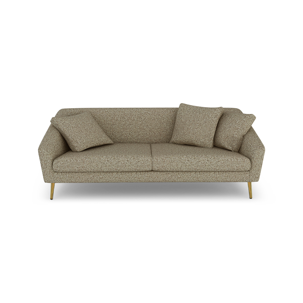 LORO - Low Back Fabric / Leather Sofa (3-seater)