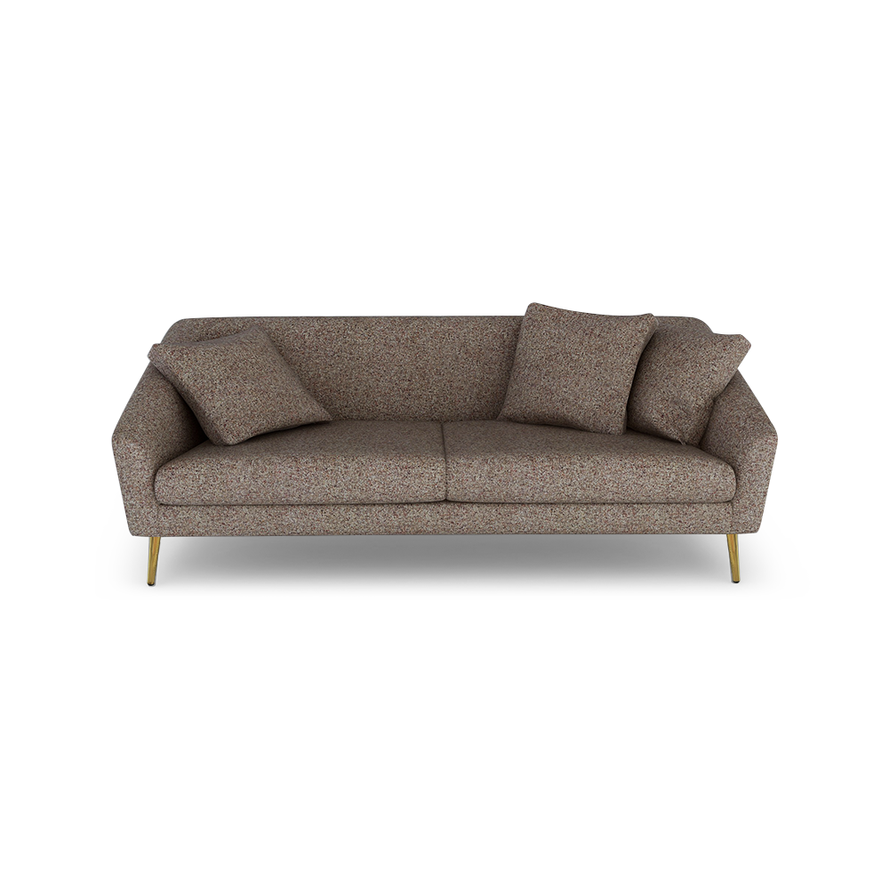 LORO - Low Back Fabric / Leather Sofa (3-seater)