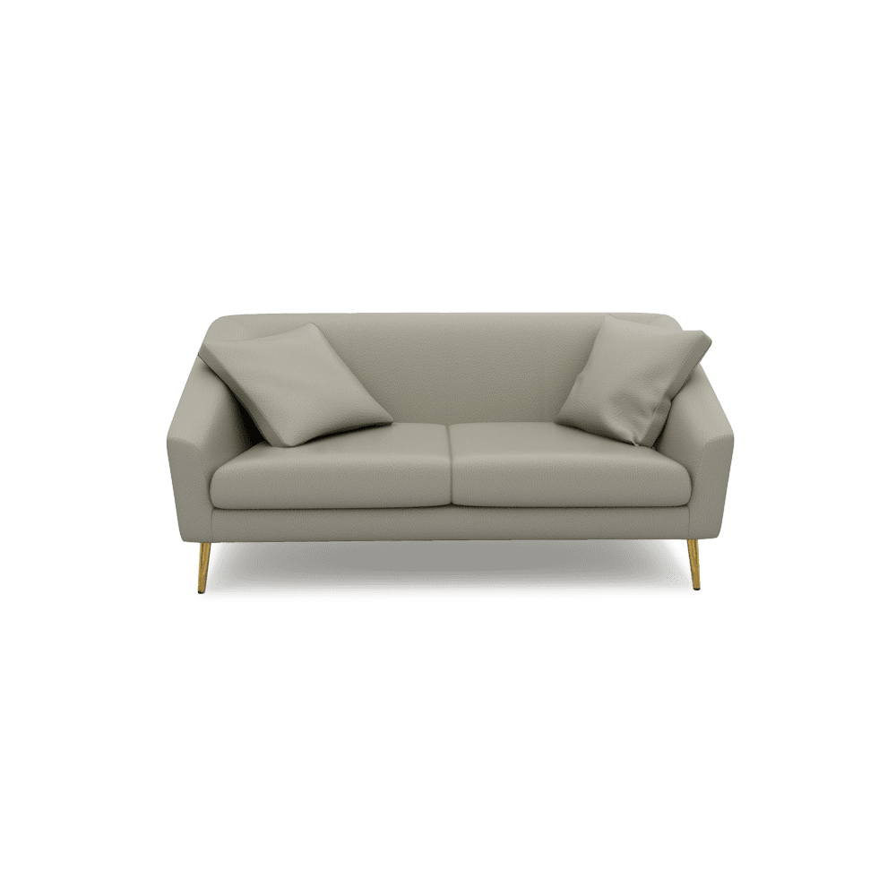 LORO - Low Back Fabric / Leather Sofa (2-seater)