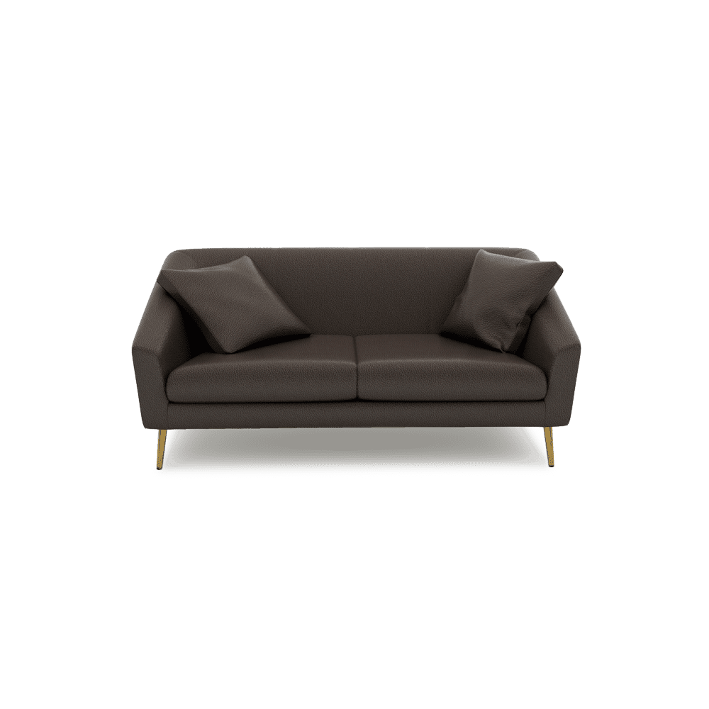 LORO - Low Back Fabric / Leather Sofa (2-seater)