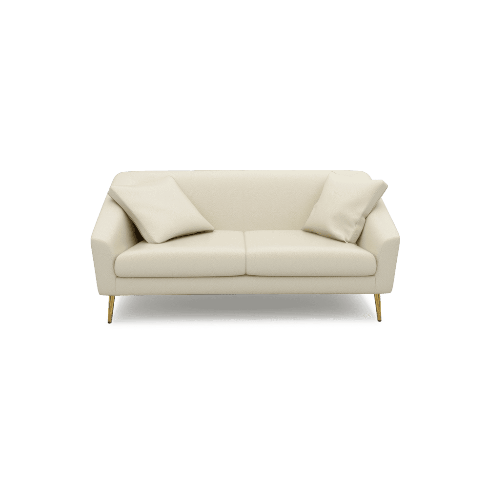 LORO - Low Back Fabric / Leather Sofa (2-seater)