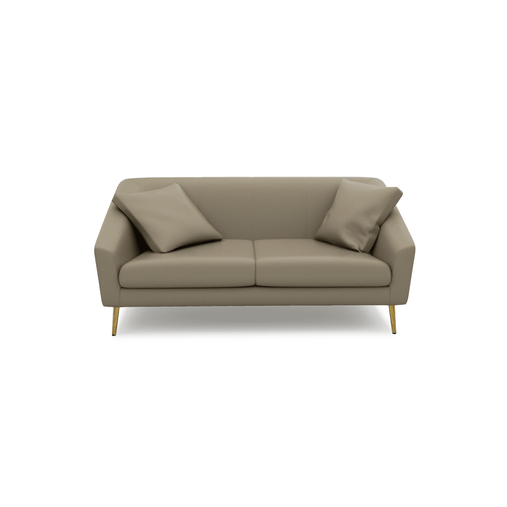 LORO - Low Back Fabric / Leather Sofa (2-seater)