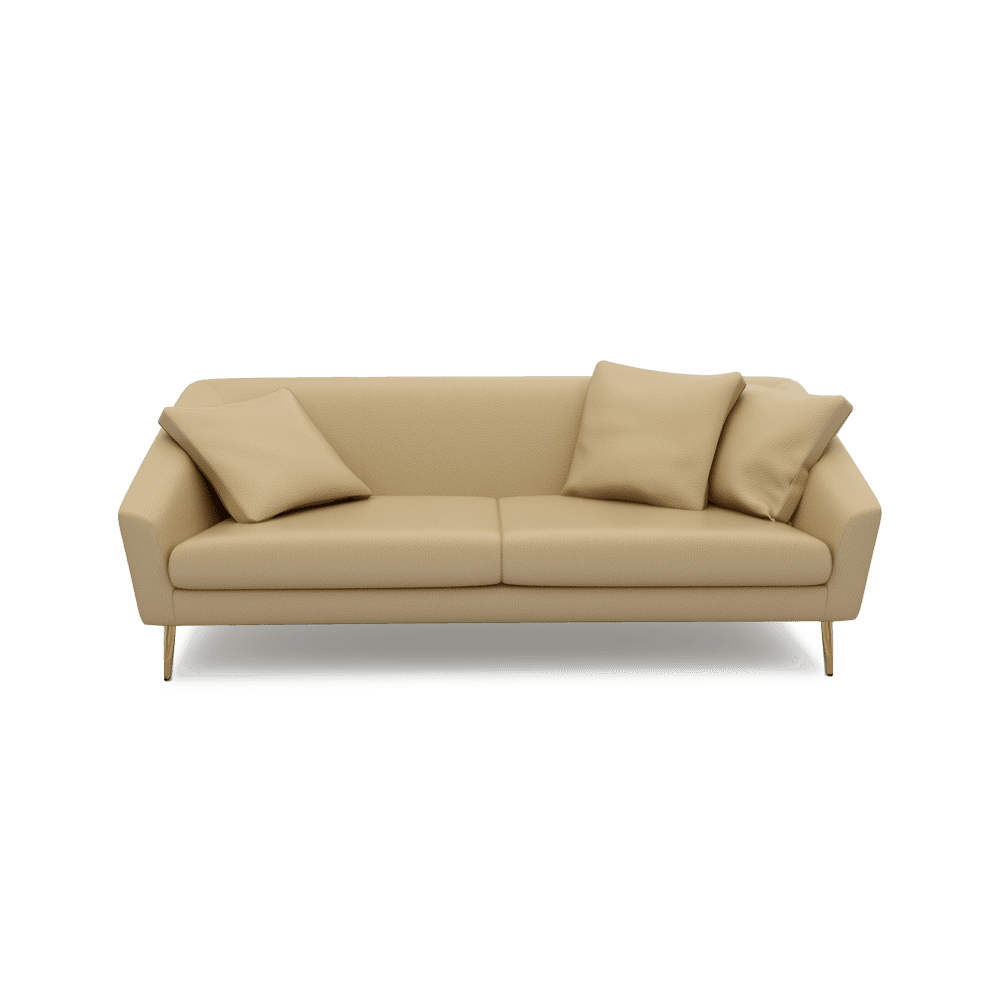 LORO - Low Back Fabric / Leather Sofa (3-seater)
