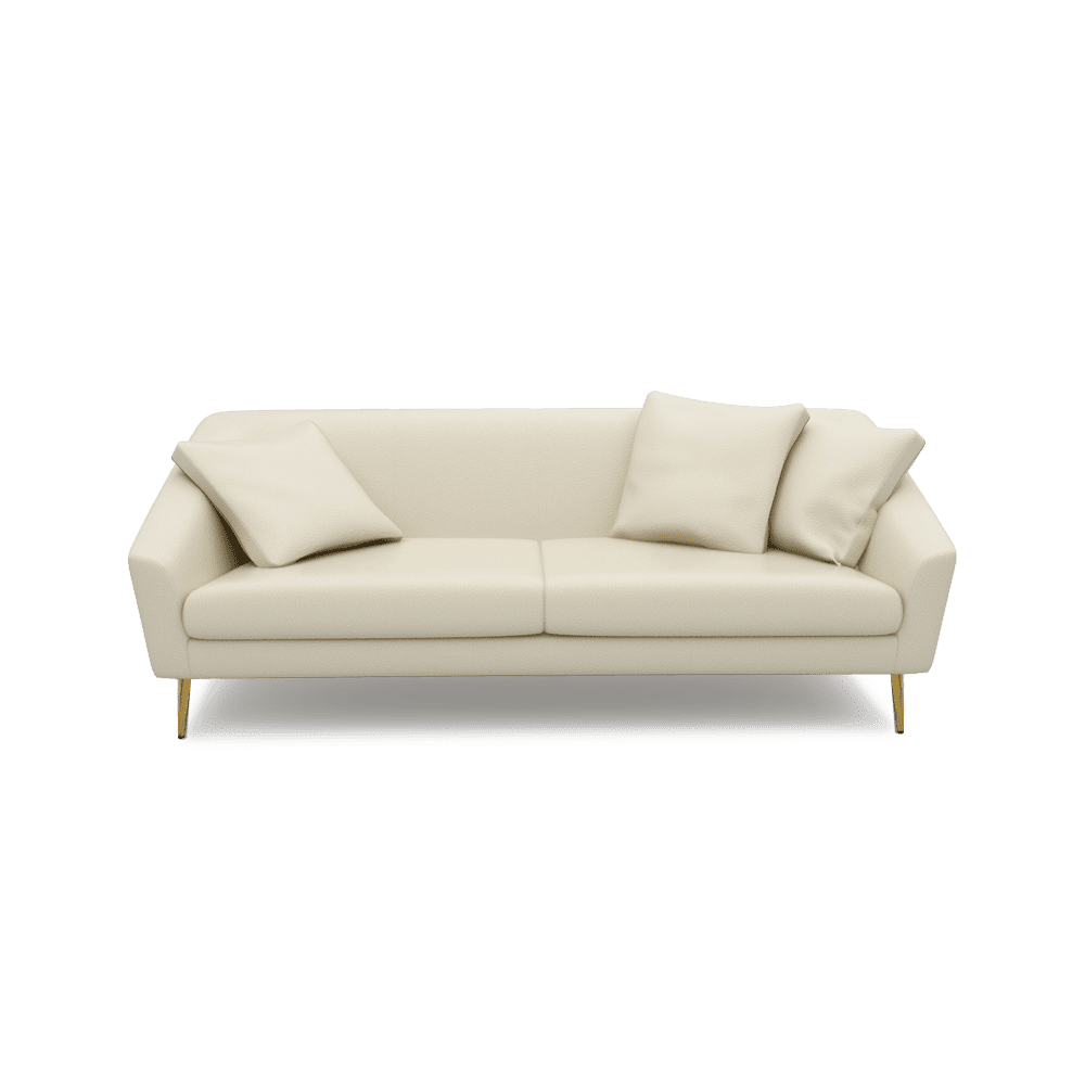 LORO - Low Back Fabric / Leather Sofa (3-seater)