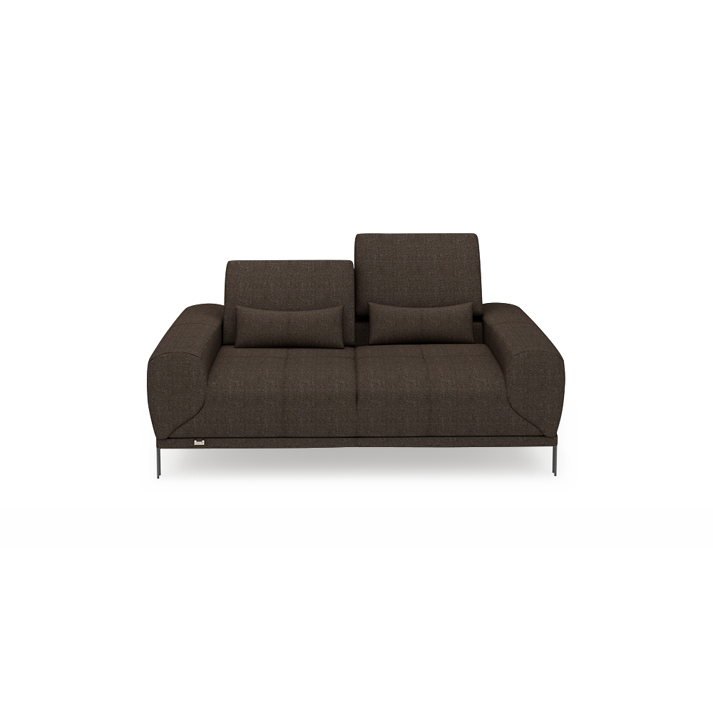 WILFORD – Modular Fabric / Leather Sofa with Adjustable Backrest (2-seater)