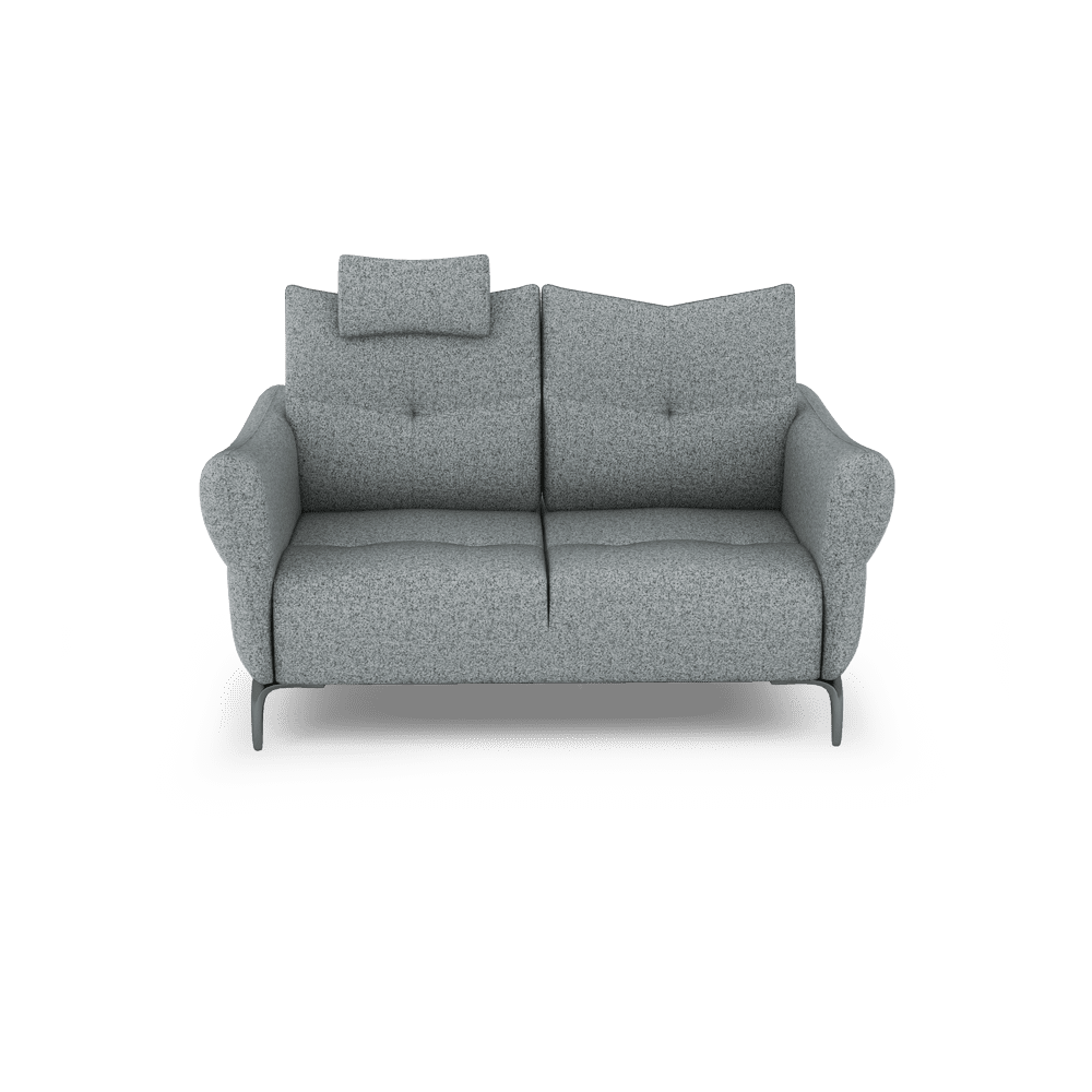 AFFING – Modular Push-Back Fabric / Leather Sofa (3-seater)