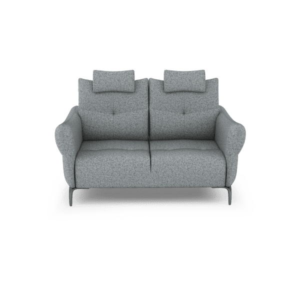 AFFING – Modular Push-Back Fabric / Leather Sofa (2-seater)